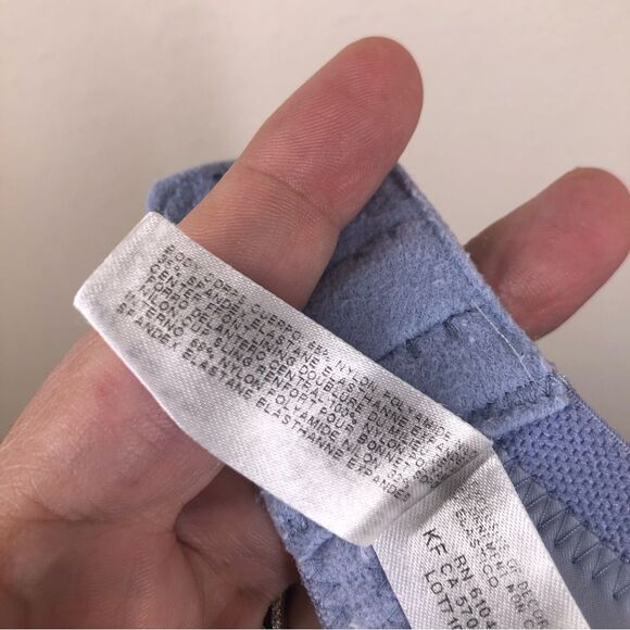 Wacoal First Instinct Full Figure Seamless Underwire Bra Blue 36D 855280 - Picture 4 of 5